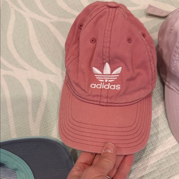 Adidas Trio of Teal, Maroon, and Light Gray Caps main image 7